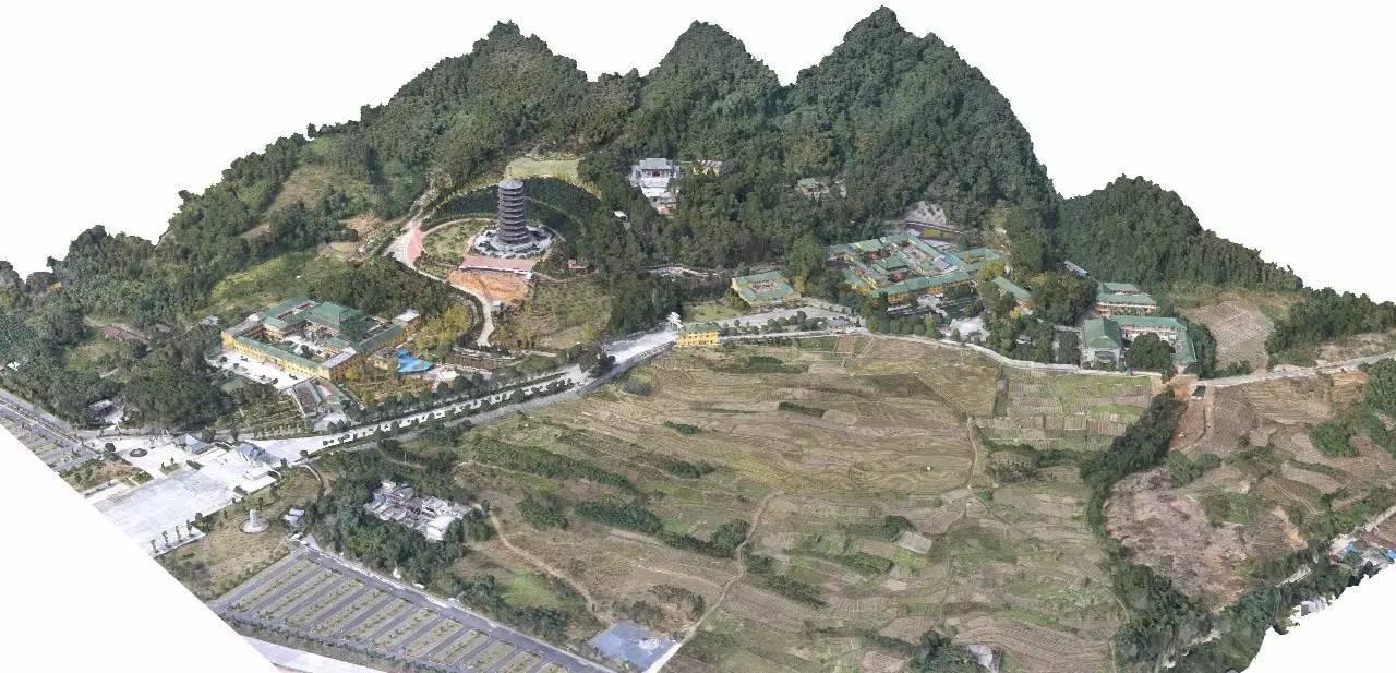 重庆倾斜摄影在景区的实际效果